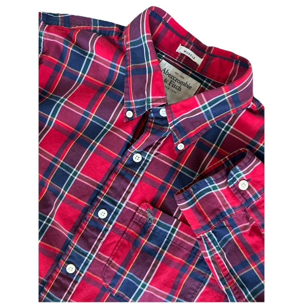 Abercrombie And Fitch Muscle Shirt Mens Size Large With Moose Logo‎